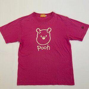 Vintage Tokyo Disney Resort T-Shirt Pink Winnie the Pooh piglet Size S
